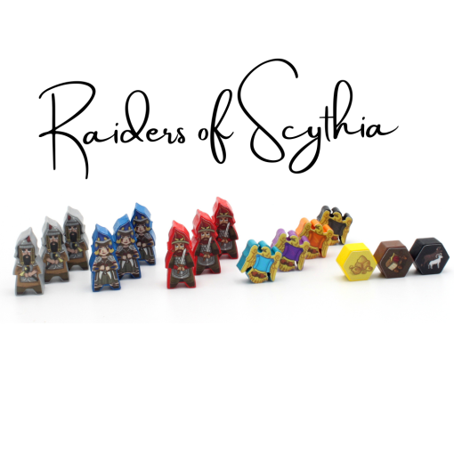 Meeple Stickers: zestaw naklejek do Najeźdźcy ze Scytii