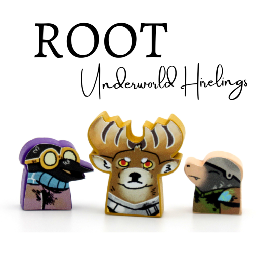 Meeple Stickers: zestaw naklejek do Root: Paczka Zaciężnych Podziemia
