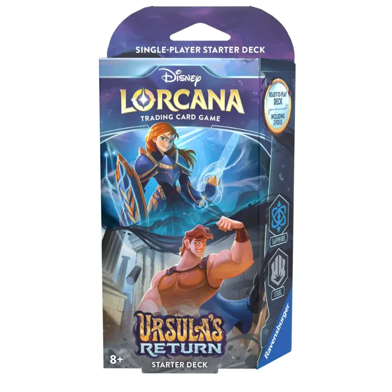 Disney Lorcana TCG: Ursula's Return - Sapphire & Steel Starter Deck