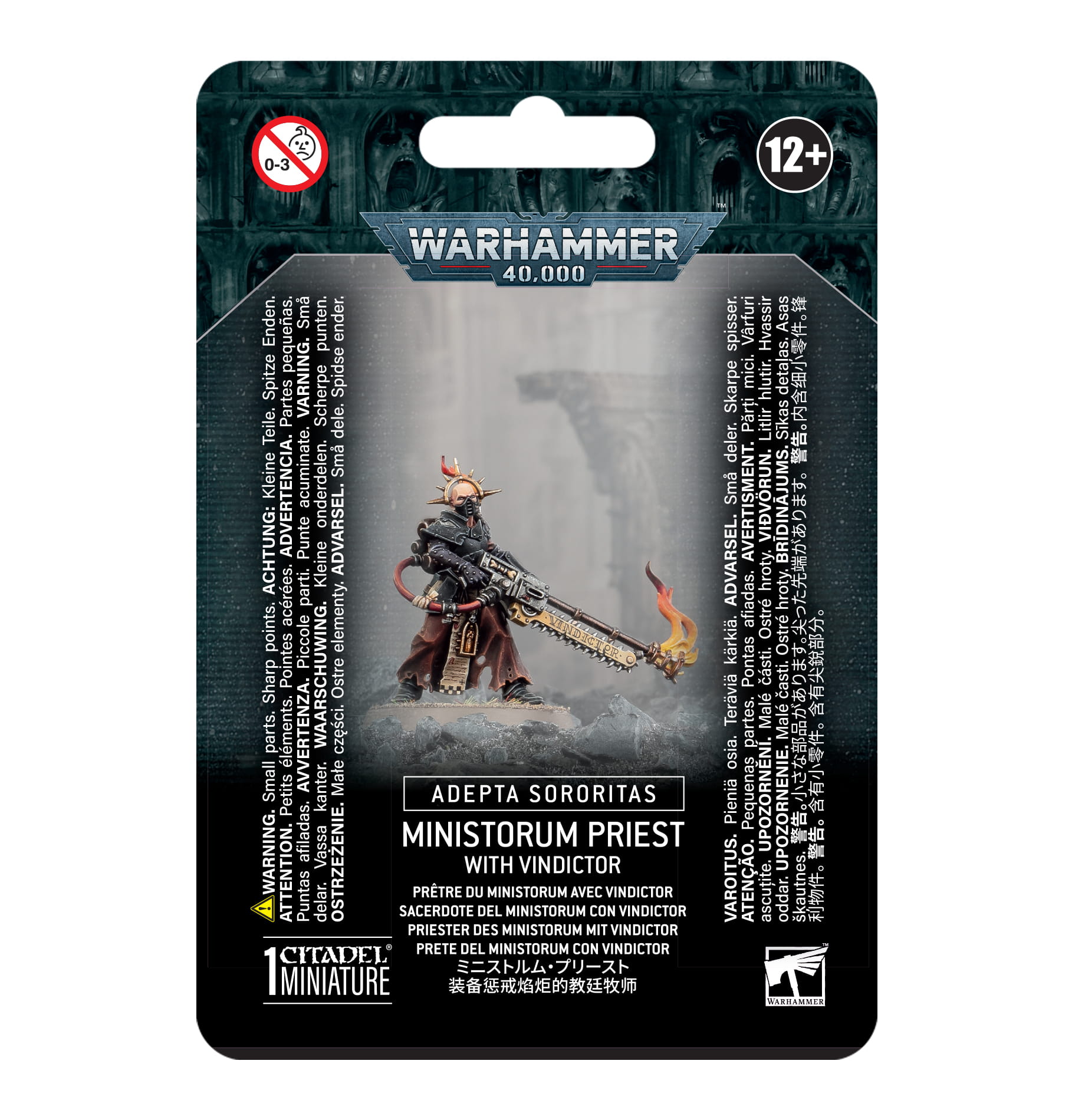 Adepta Sororitas: Ministorum Priest with Vindictor (Warhammer 40,000)