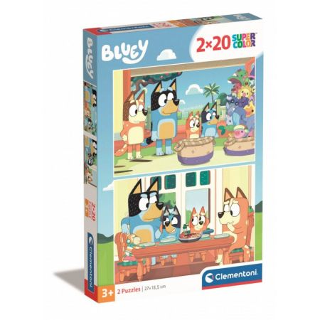 Puzzle 2x20 Supercolor: Bluey