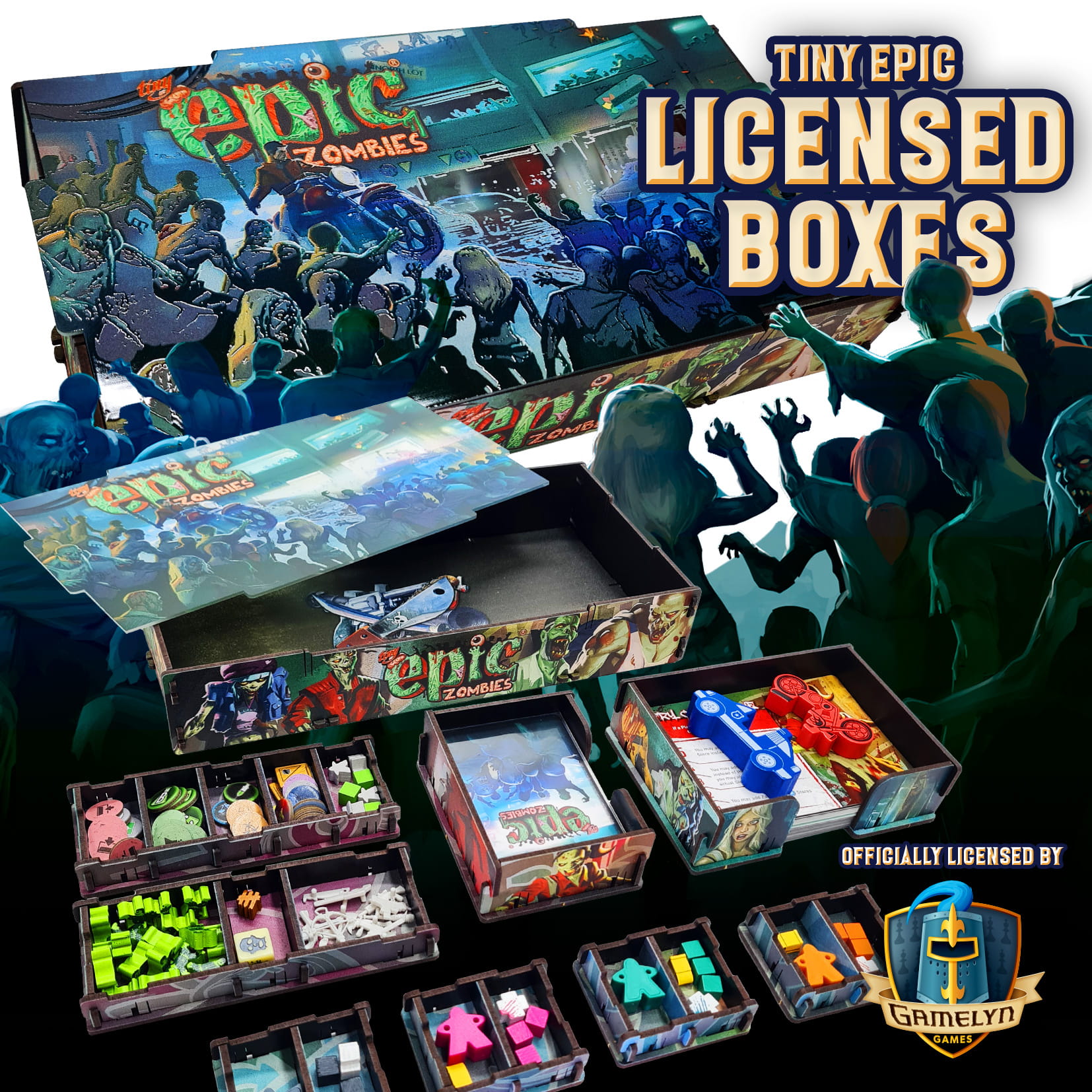 e-Raptor: Storage Box - Tiny Epic ZombiesUV Print