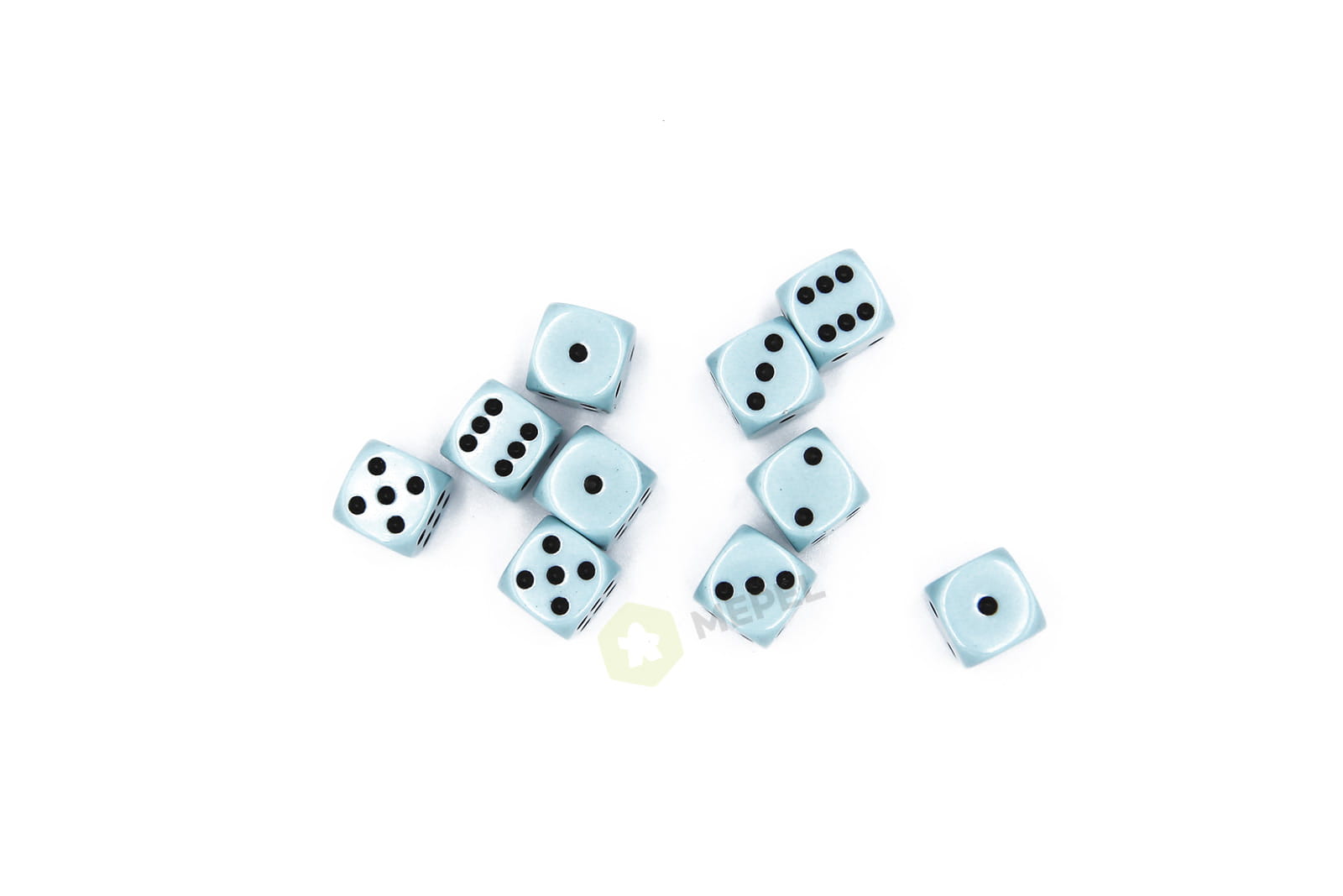 Kości Chessex - kostka k6 12mm Opaque Pastel Blue/black