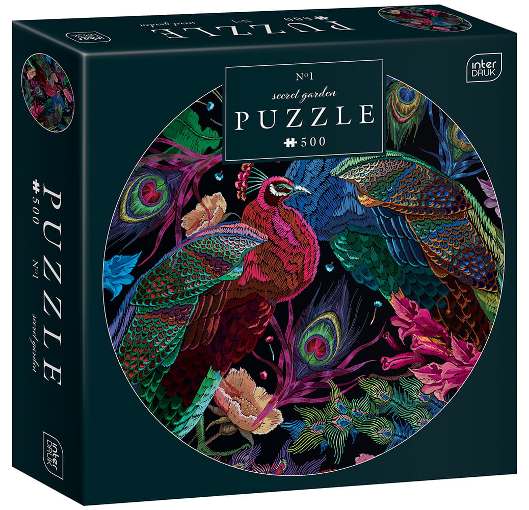 Puzzle 500 Round Secret Garden 1