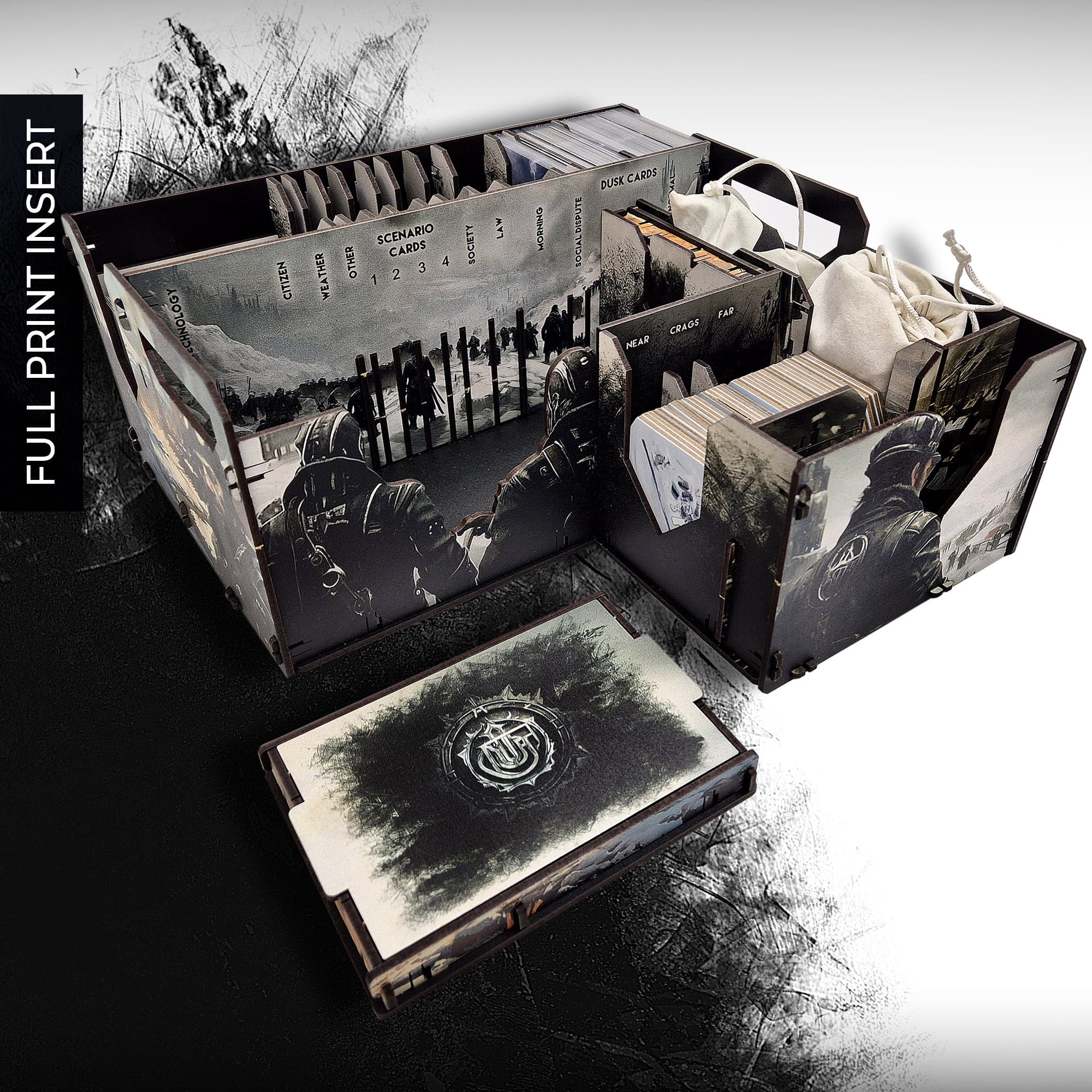 e-Raptor: Insert do Frostpunk oraz dodatków (UV Print)