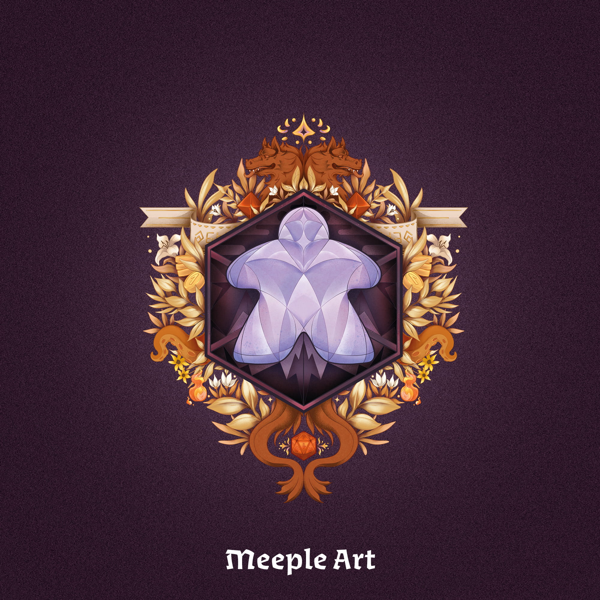 Tacka na kości: Meeple Art