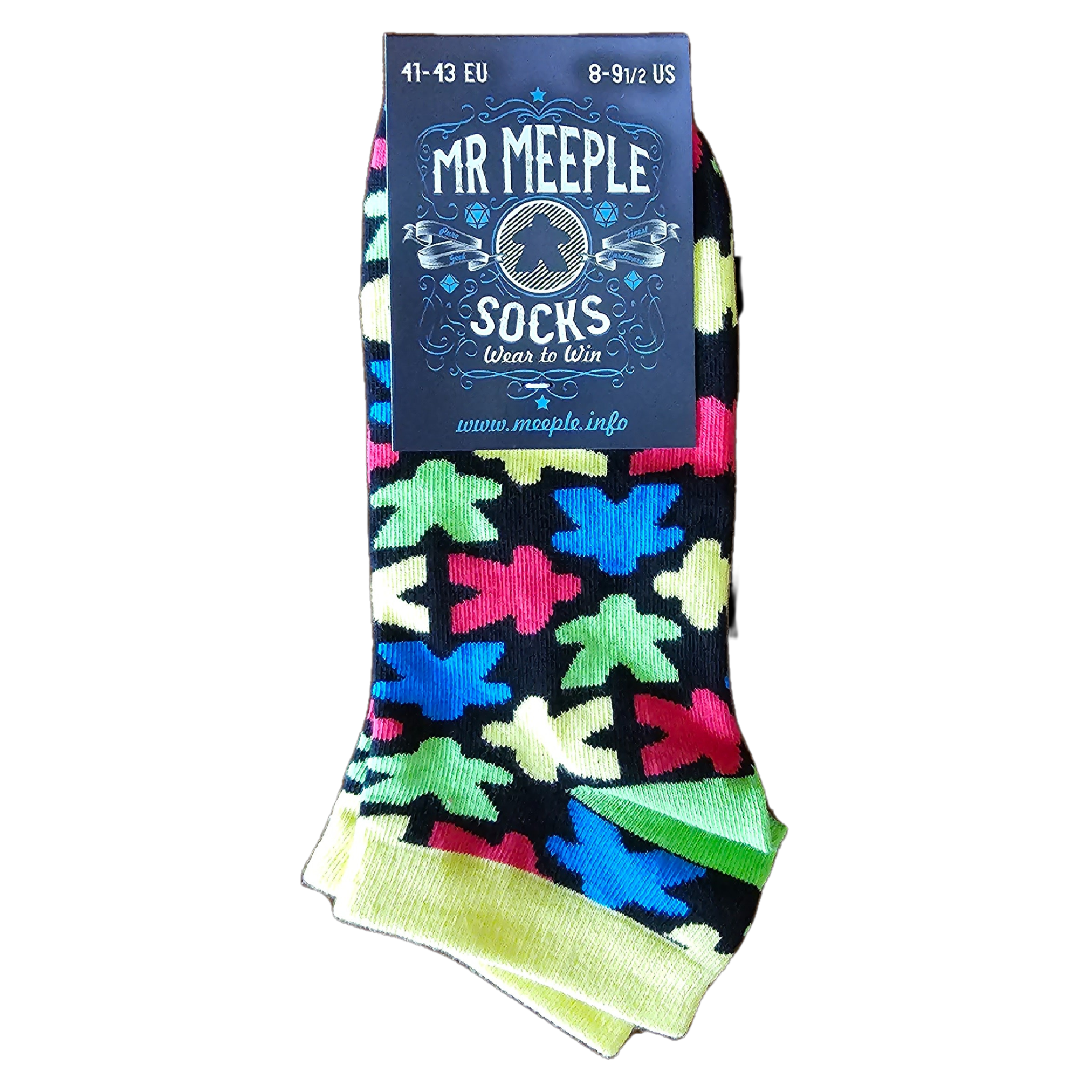 Foot Socks: Colorfull Meeples size. 41-43