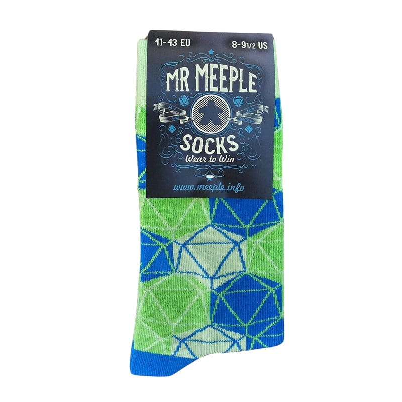 Socks: D20 Green Blue size. 44-46