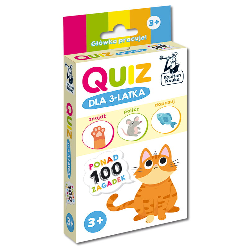 Kapitan Nauka: Quiz dla 3-latka