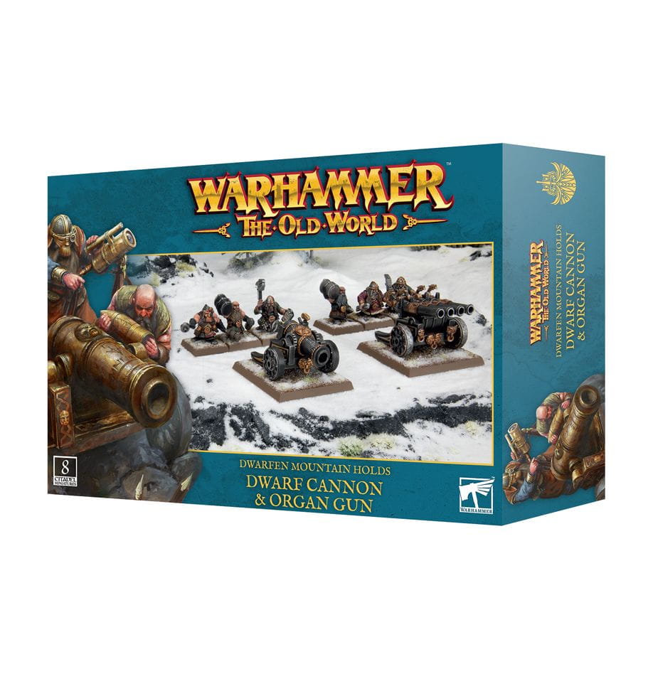 Dwarfen Mountain Holds: Cannon & Organ Gun (Warhammer: The Old World)