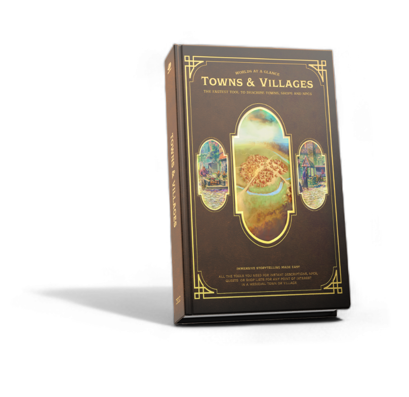 Worlds at a Glance: Towns & Villages Core Book (hardcover)