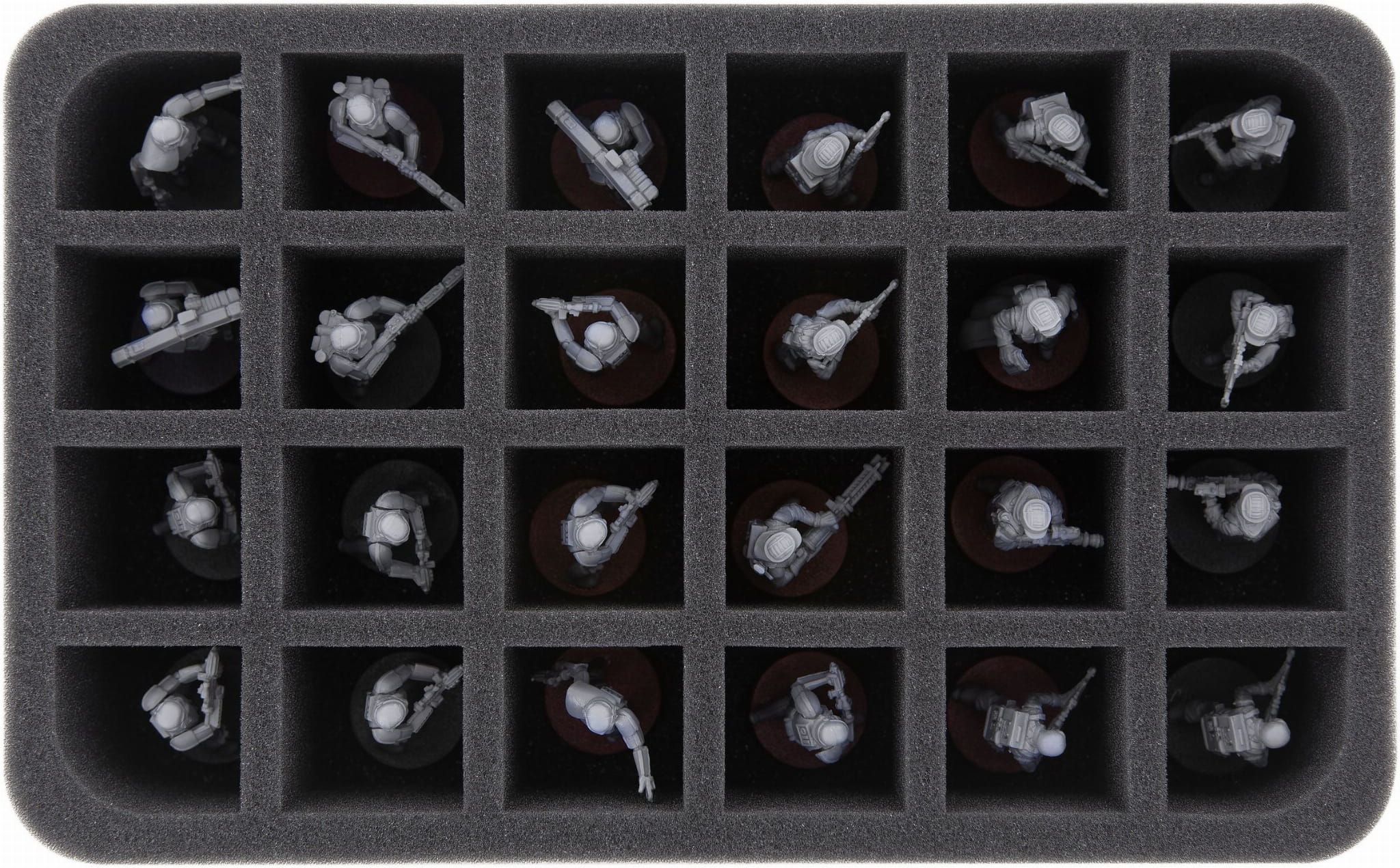 Feldherr: Foam tray for Star Wars Legion Miniatures - 24 compartments