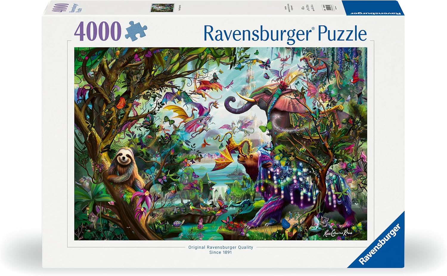 Puzzle 4000 Tropical Dragons