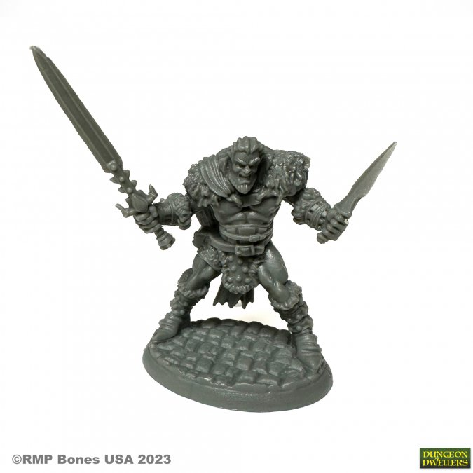 Reaper Miniatures: Grundor Hoardtaker - Human Barbarian