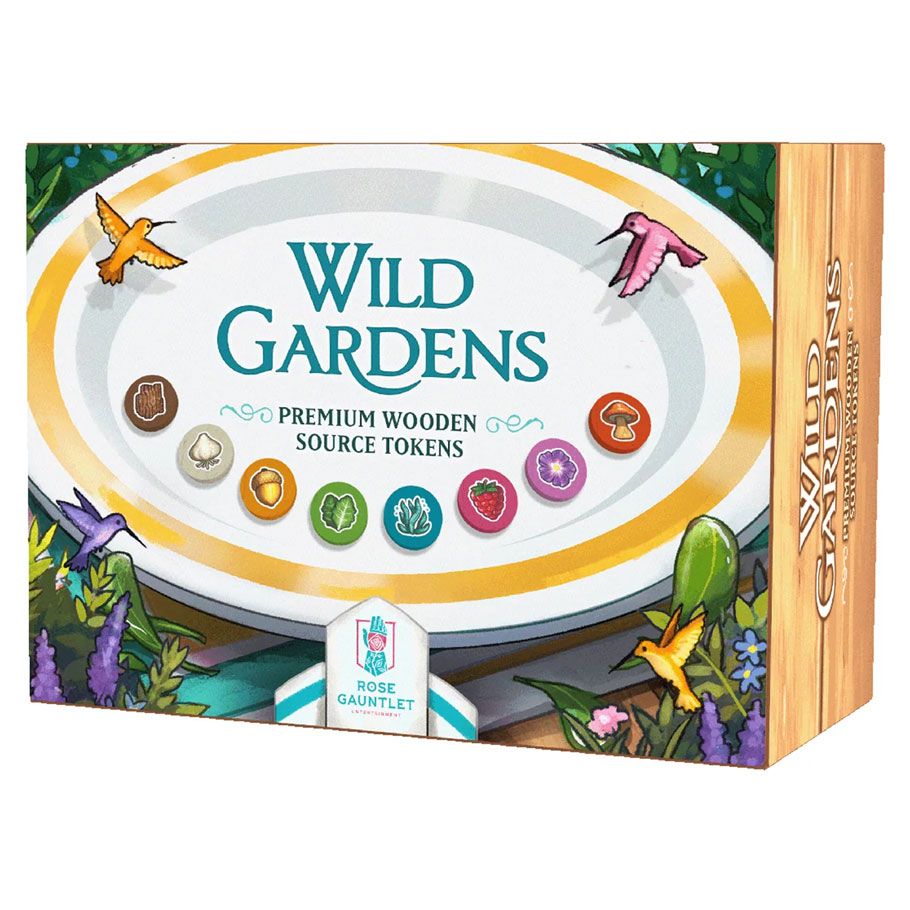 Wild Gardens - Premium Wooden Source Token Pack