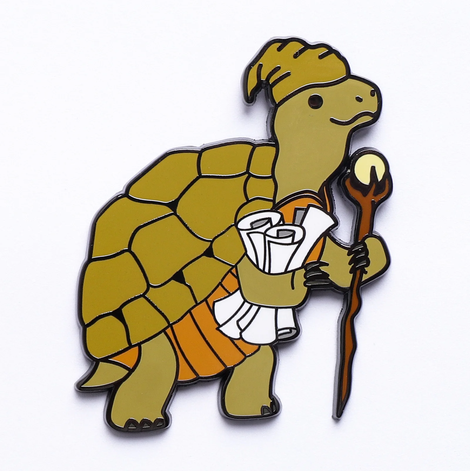 Quest's Reward Fine Art Pins: Finnegan Stoneshell - Turtle Cleric