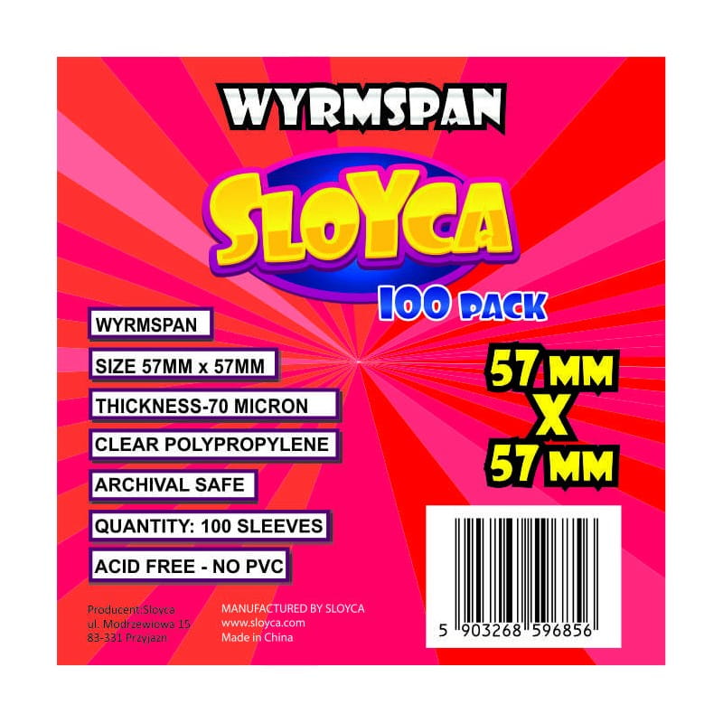 Koszulki na karty Sloyca Wyrmspan (57x57mm) 100 szt