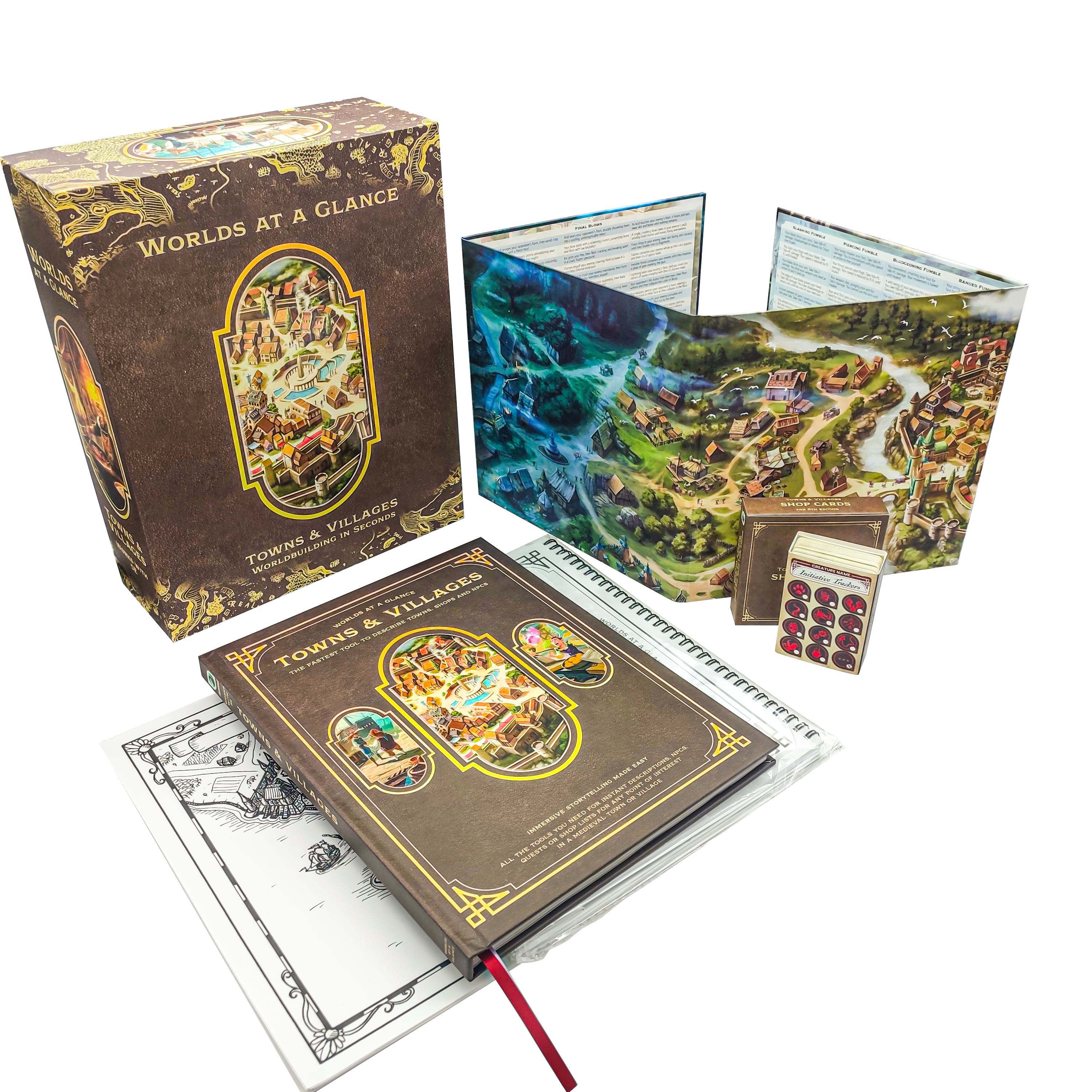 Worlds at a Glance: Towns & Villages Gift Box