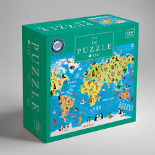 Puzzle 250 Kids World Map