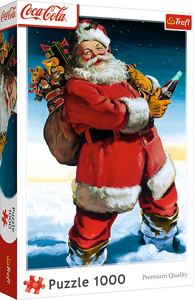 Puzzle 1000 Coca-Cola Christmas: Mikołaj na śniegu