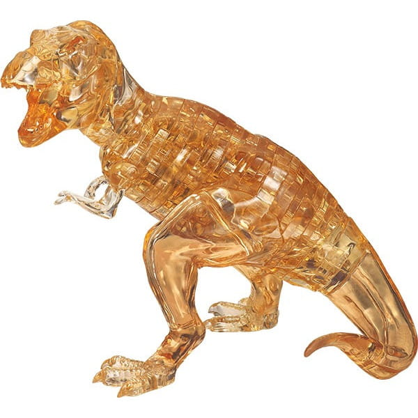 3D Crystal Puzzle 49: Dinozaur T-Rex brązowy
