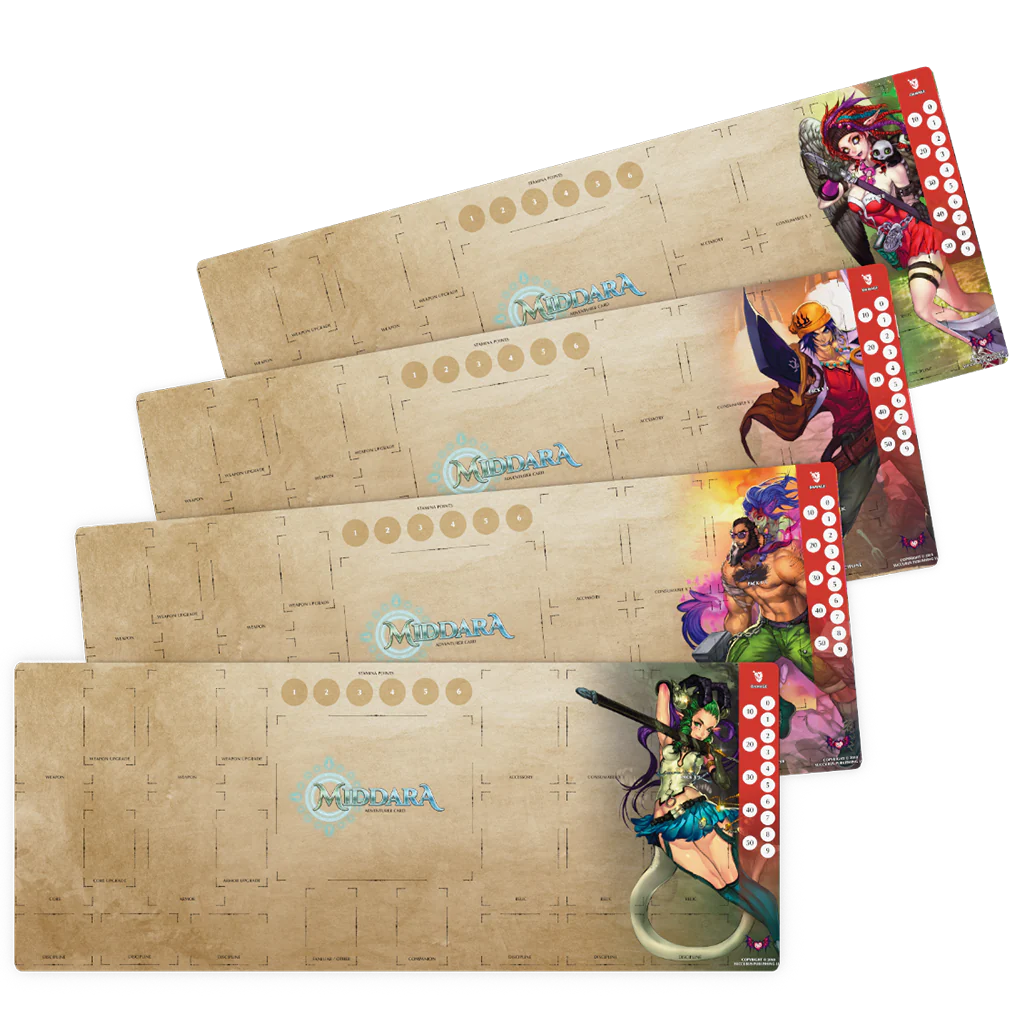 Middara: Playmats (Set of 4)