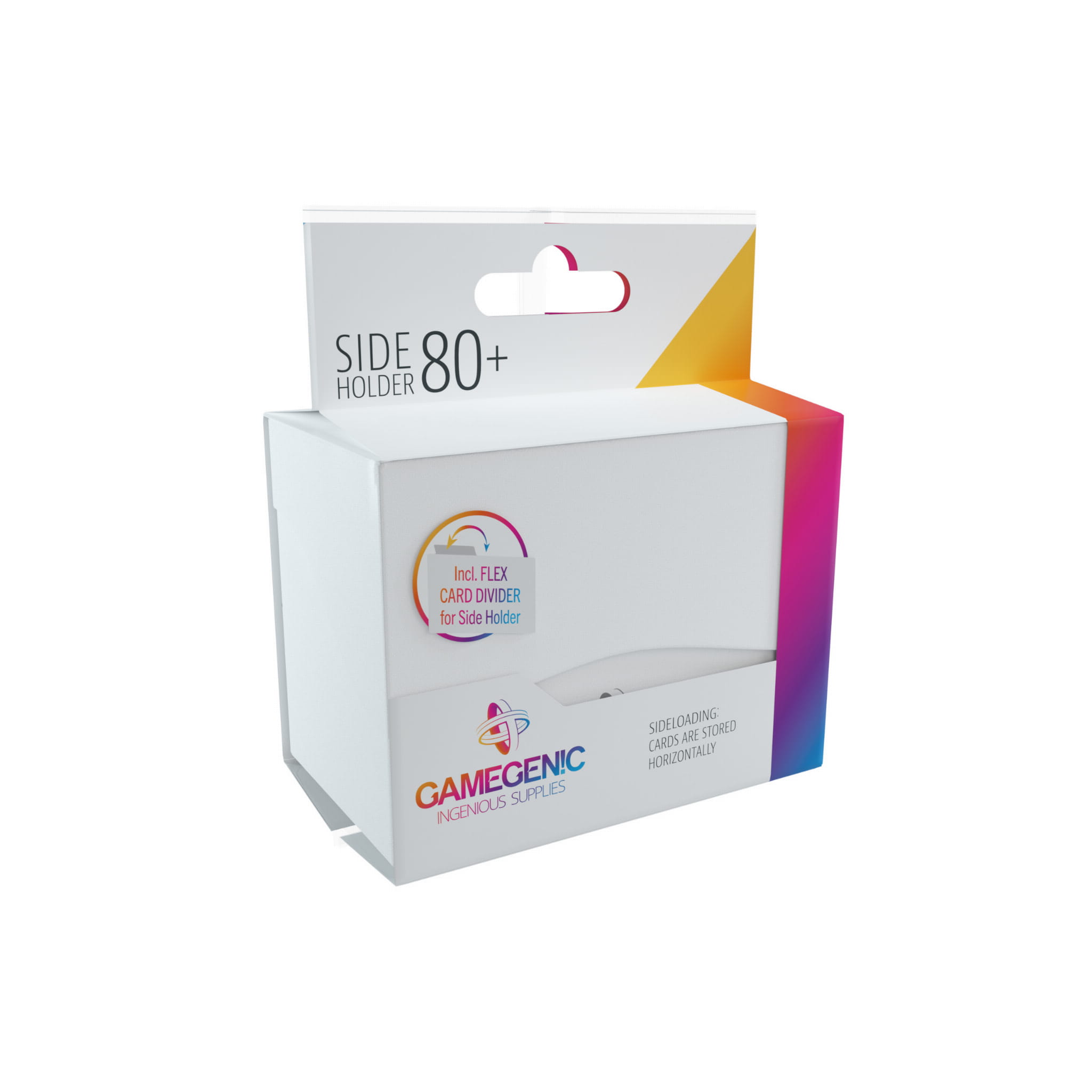 Gamegenic Card Box: Side Holder 80+ White