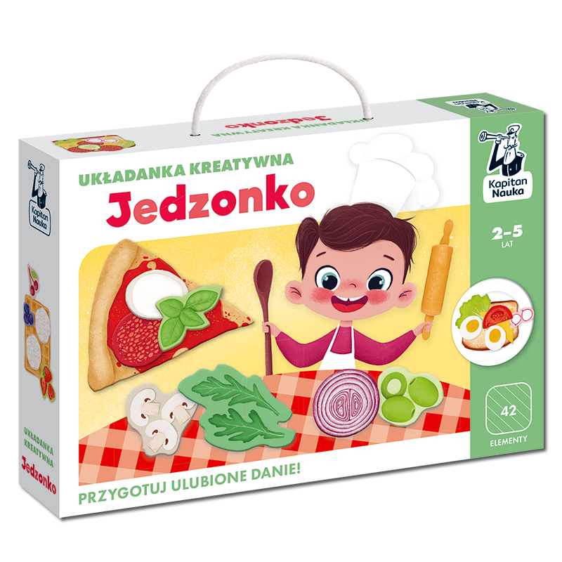 Kapitan Nauka: Jedzonko. Układanka kreatywna