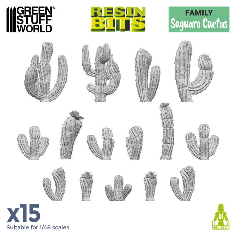 Green Stuff World: Kaktus Saguaro (15 elementów)