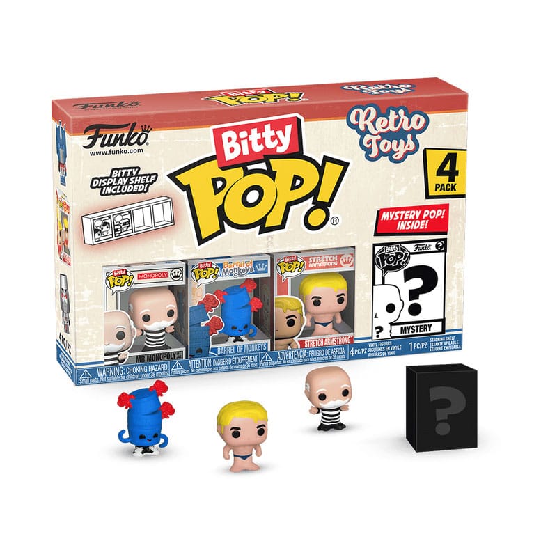 Funko Bitty POP Retro Toys: 4-Pack Mr. Monopoly