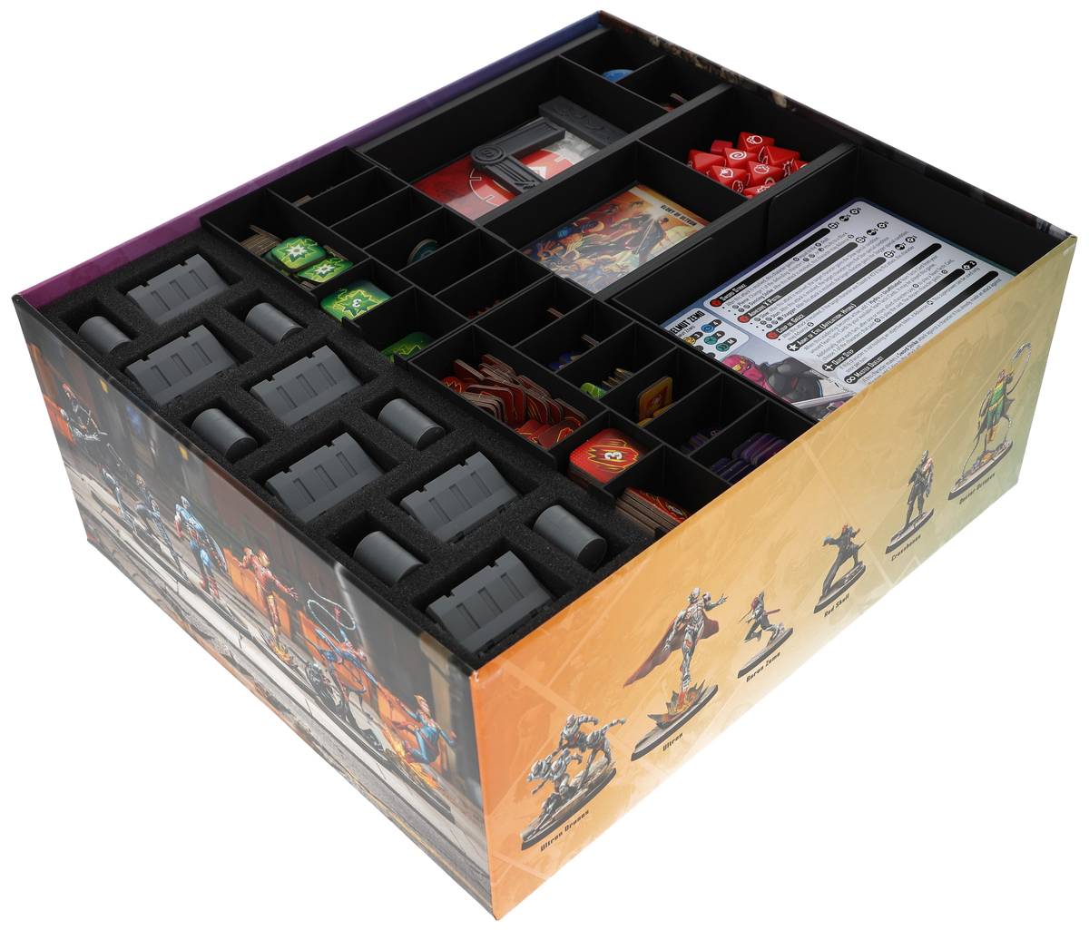 Feldherr: Insert do Marvel Crisis Protocol - Earth’s Mightiest Core Set - core game box