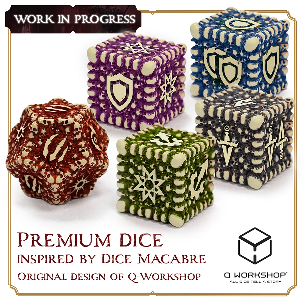 Grimcoven: Premium Dice set inspired by Dice Macabre