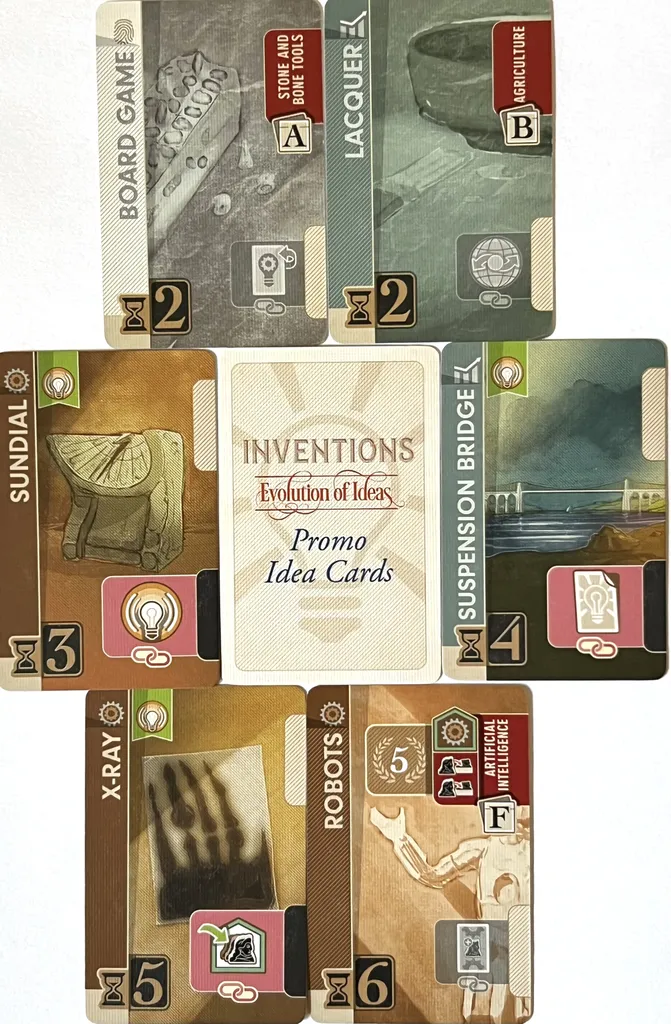 Inventions: Evolution of Ideas – Promo Cards