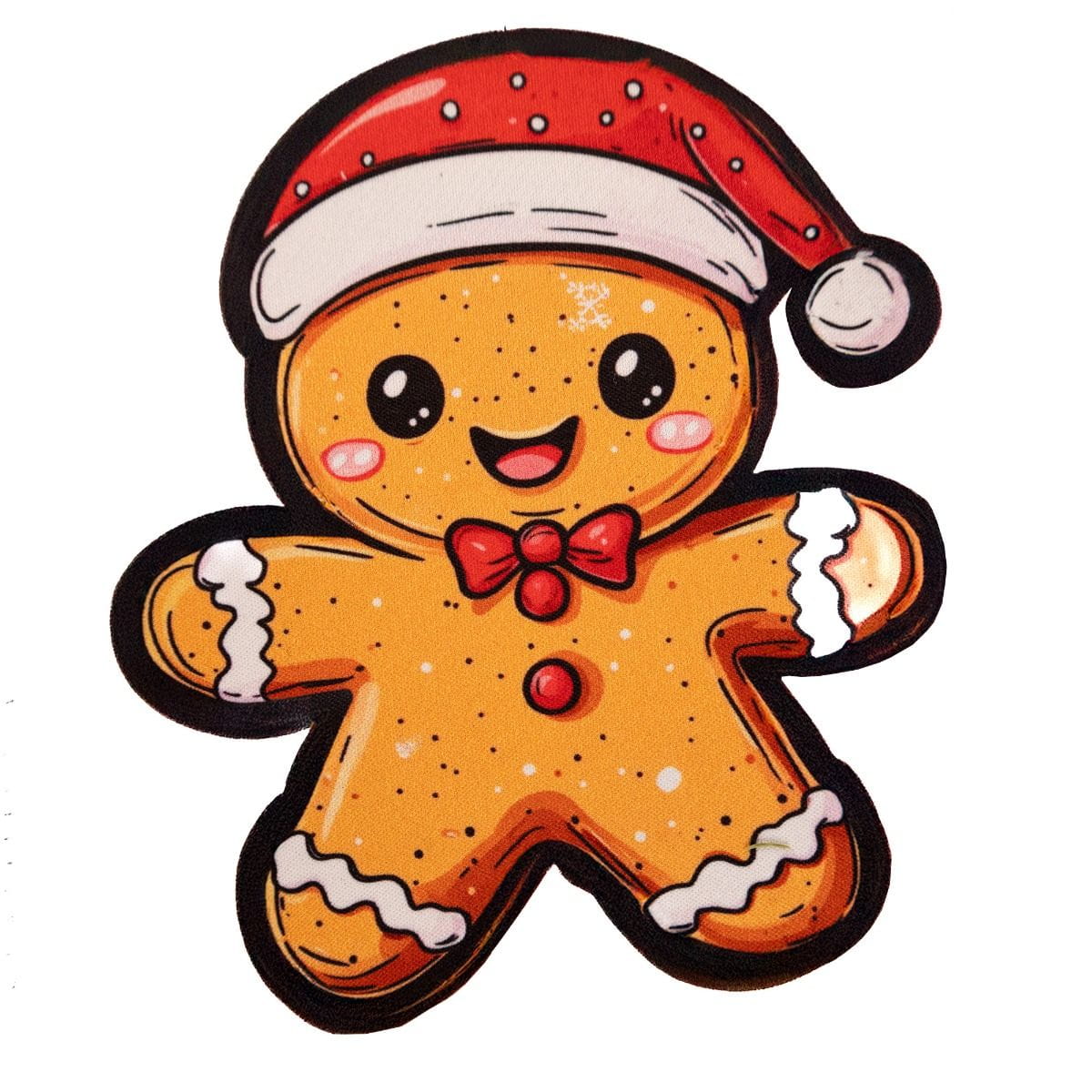 Cup coasters - Gingerbread Santa (4 pcs.)