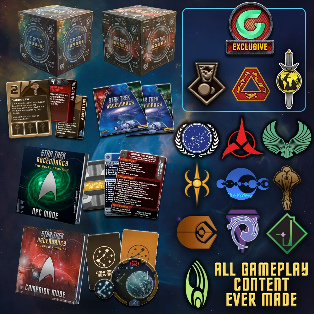 Star Trek Ascendancy: The Final Frontier (Playable All-In Pledge, edycja Gamefound)