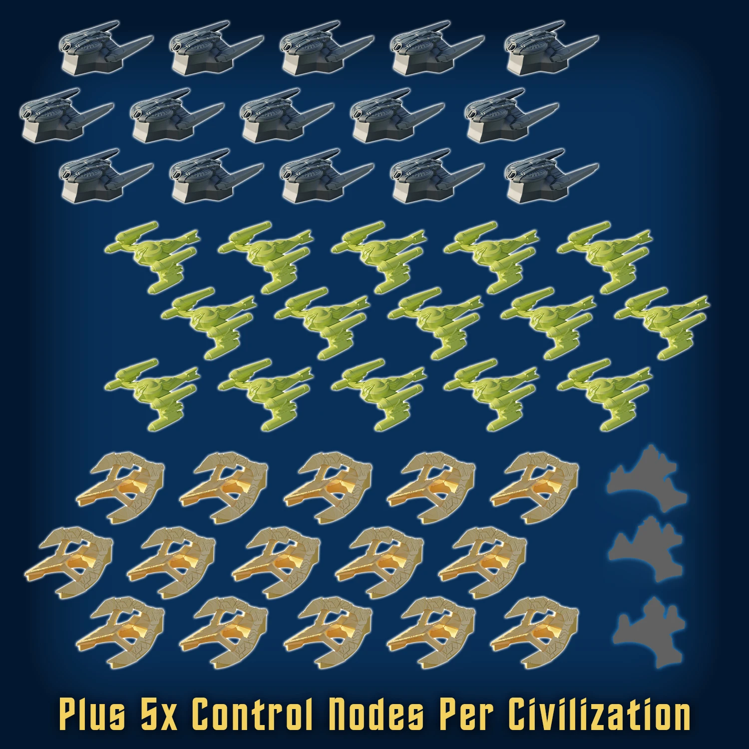 Star Trek Ascendancy: Terran/ Tholian/ Gorn Escalation Packs