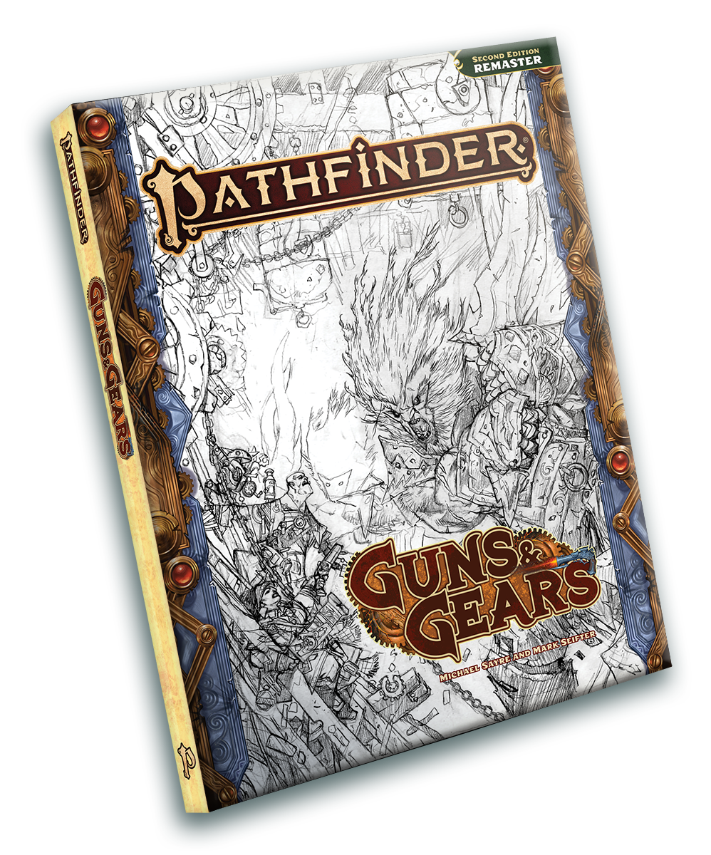 Pathfinder RPG: Guns & Gears (Remastered) Sketch Cover