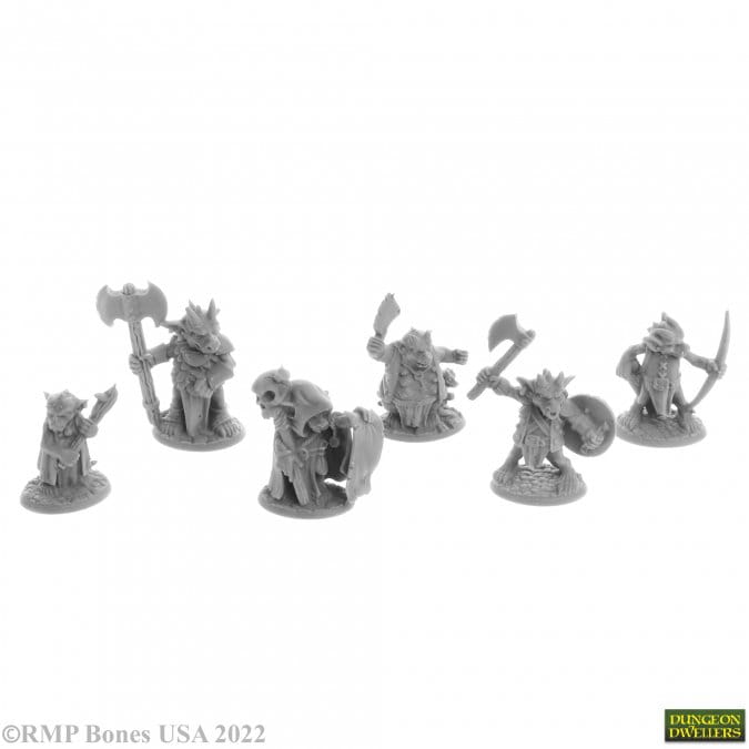 Reaper Miniatures: Ratpelt Kobold Leaders