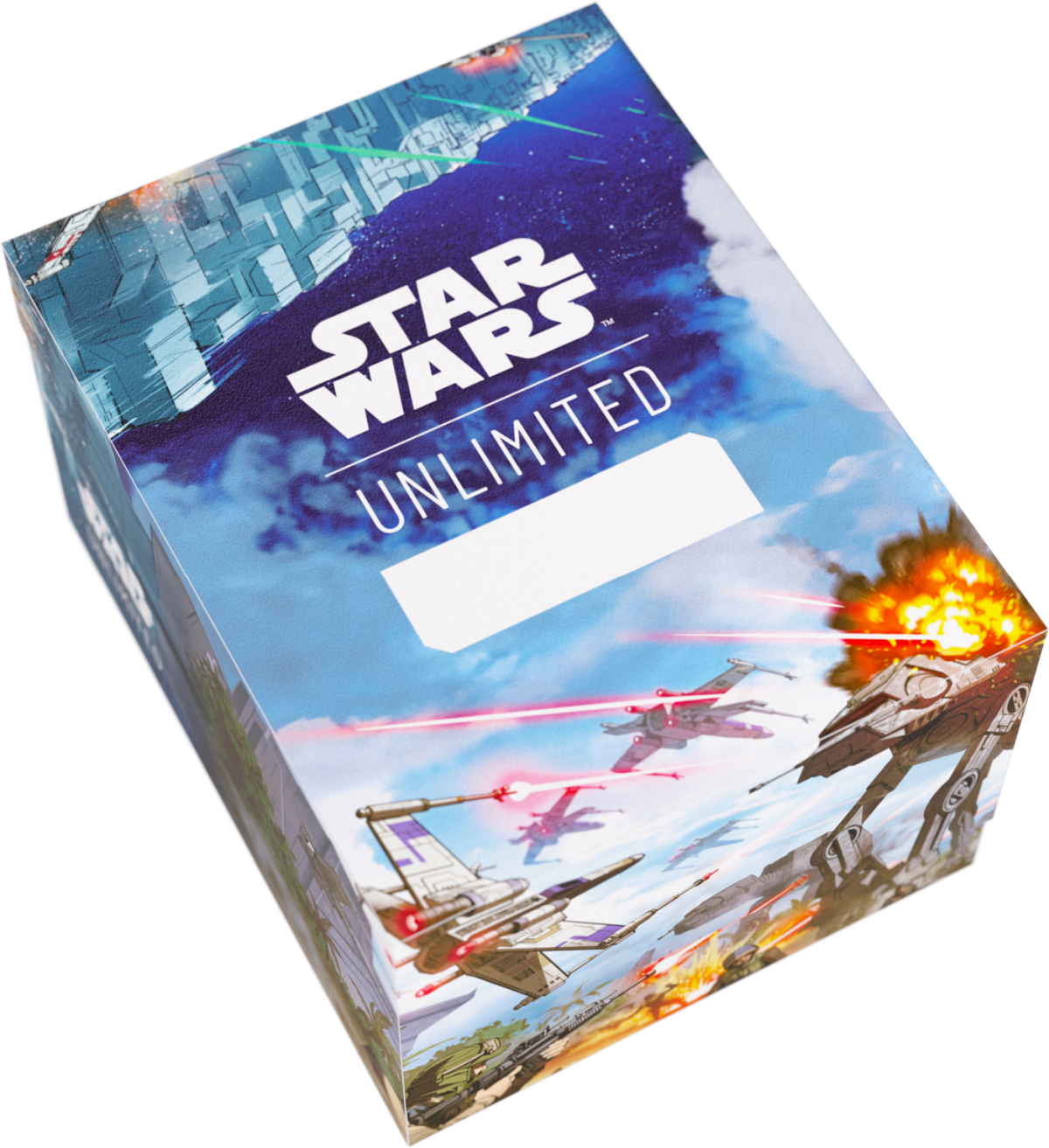 Pudełko na karty Gamegenic: Star Wars Unlimited: Twin Suns Soft Crate - Battle of Scarif