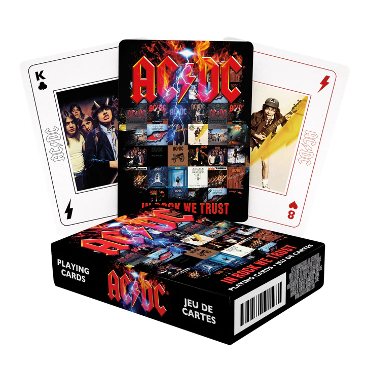 Karty do gry Aquarius: AC/DC In Rock We Trust