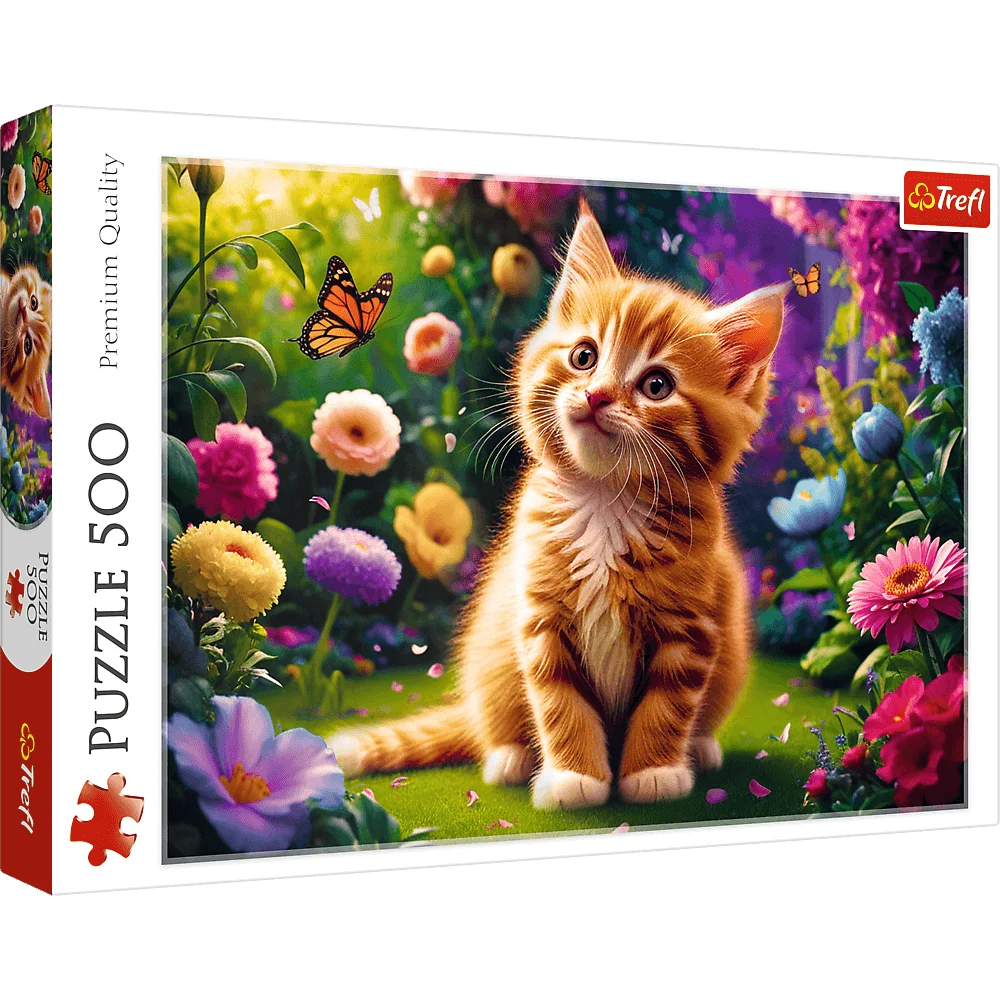 Puzzle 500 Uroczy kotek