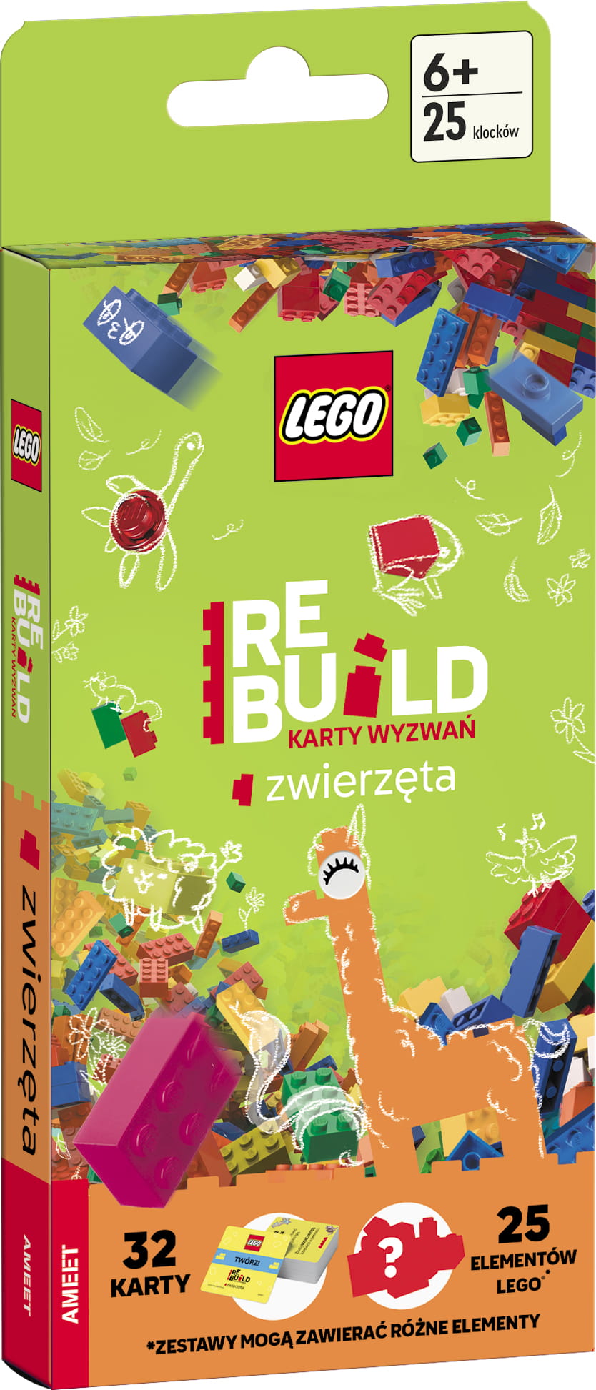 Lego Recreate: Karty Wyzwań - Zwierzęta