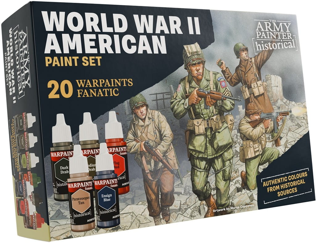The Army Painter: Historical - World War II - American Paint Set