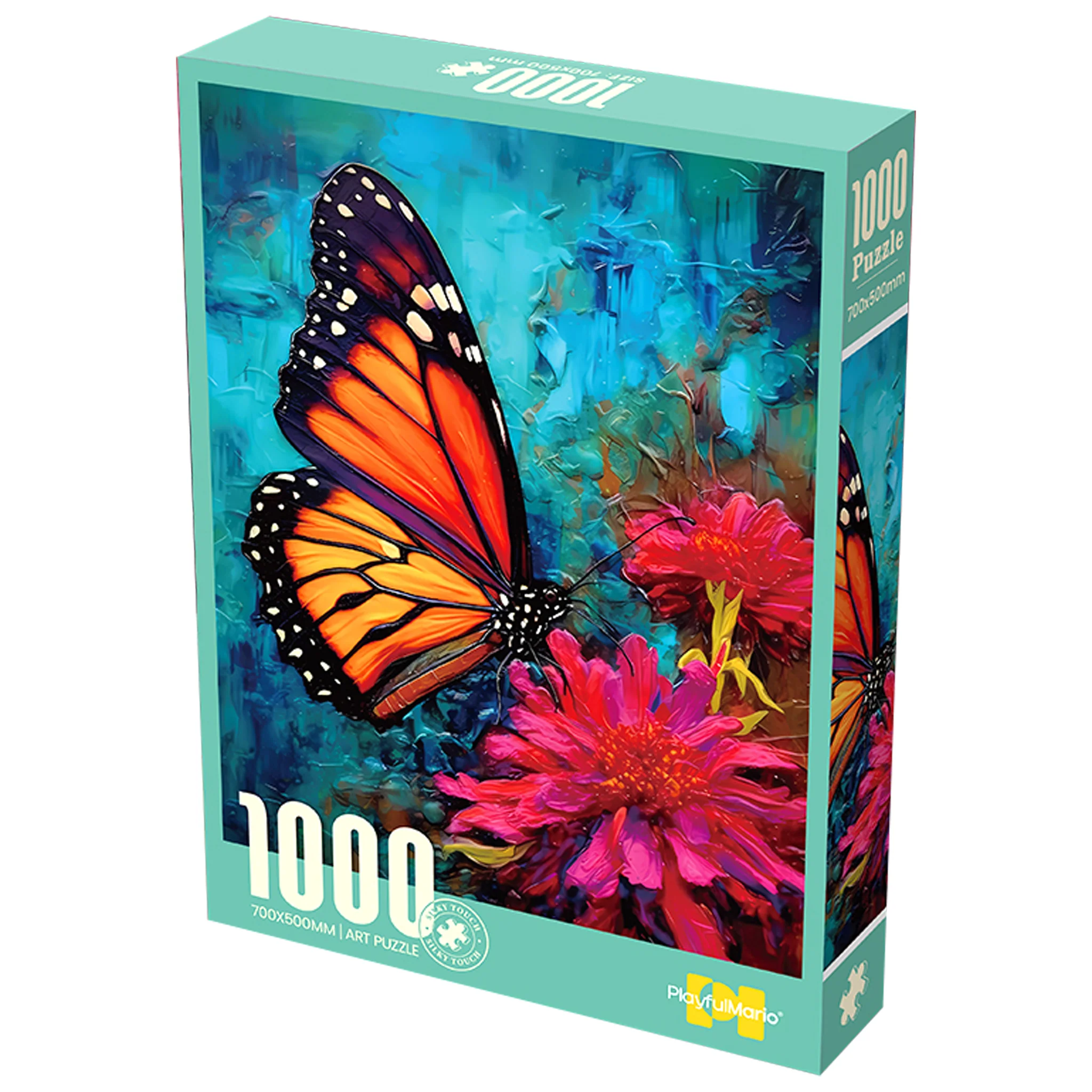 Puzzle 1000 Butterfly Sniffing Flowers