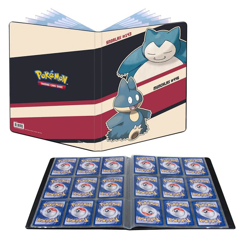 Pokémon TCG: Album Ultra Pro 9-Pocket - Snorlax & Munchlax
