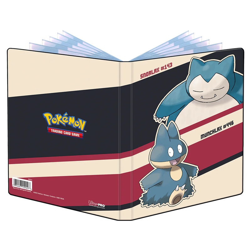 Pokémon TCG: Album Ultra Pro 4-Pocket - Snorlax & Munchlax