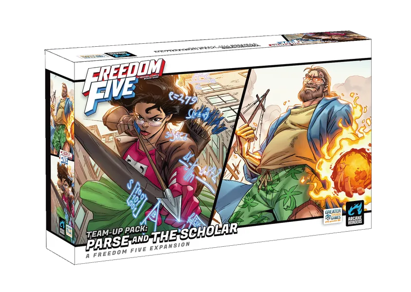 Freedom Five: Team-Up Pack – Parse and The Scholar