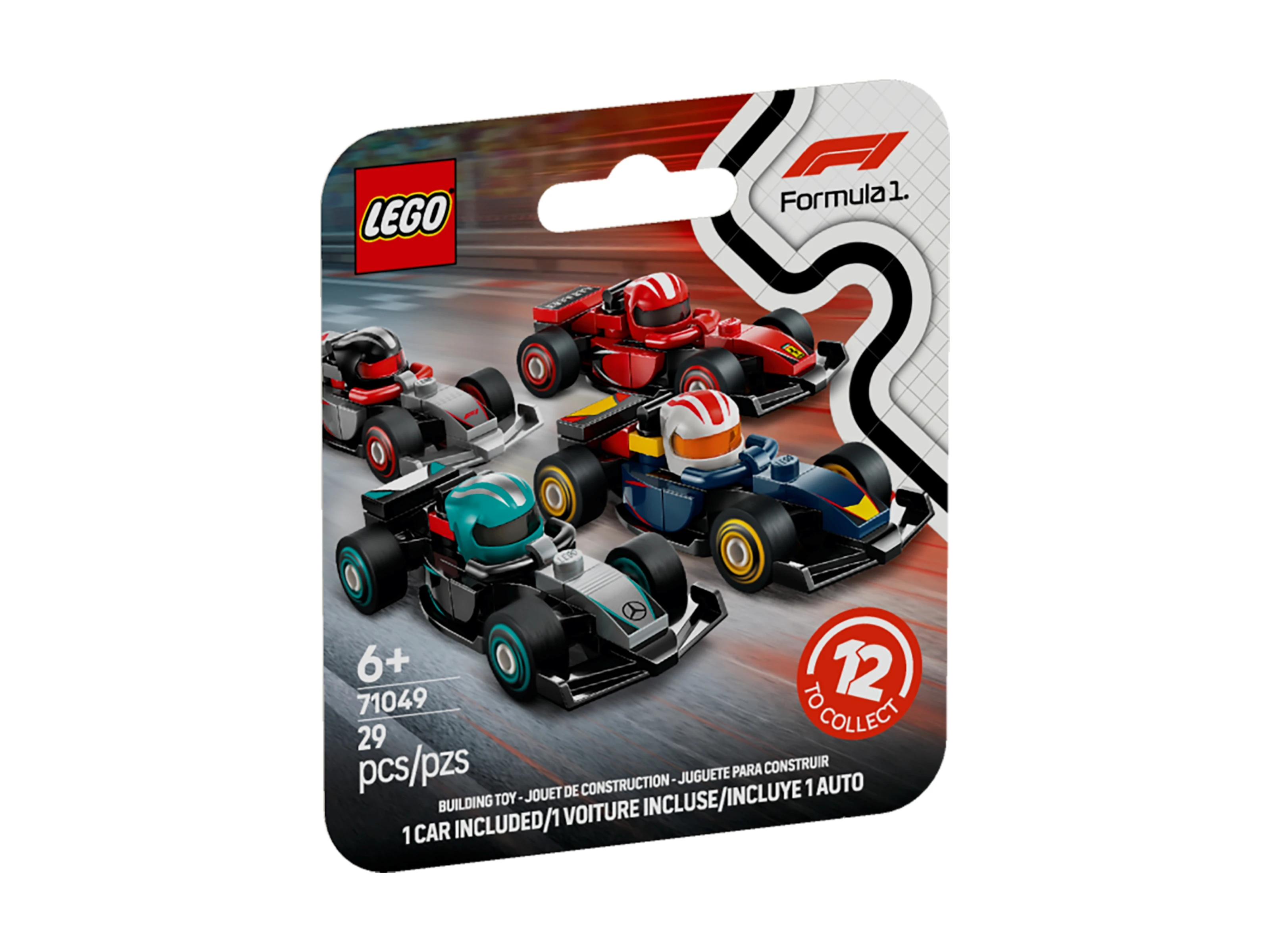 LEGO® Minifigures 71049 Kolekcjonerskie bolidy F1