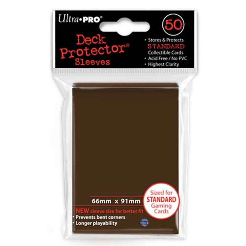 Koszulki na karty Ultra-Pro Pro-Gloss 66x91 mm 50 sztuk (Brown)