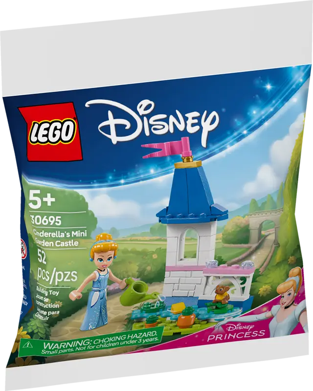 LEGO® Disney 30695 Miniaturowy zamek Kopciuszka z ogrodem